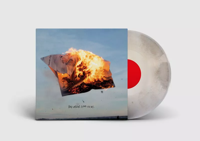 BADNEWSGOODNEWS - ltd clear vinyl with ashes