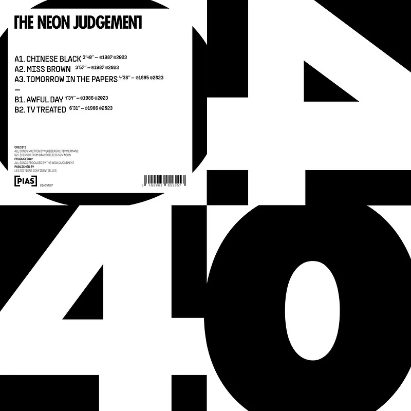 The Neon Judgement - [PIAS] 40