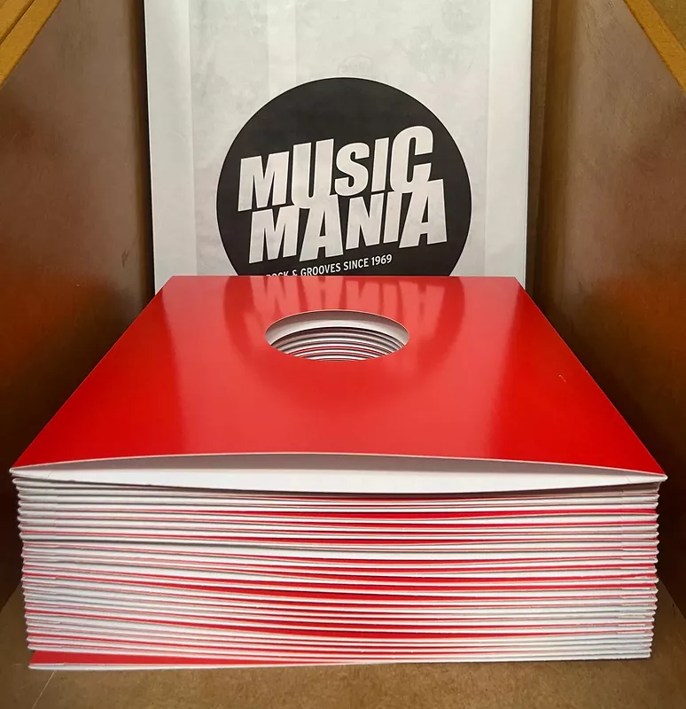 Outer record sleeve - red
