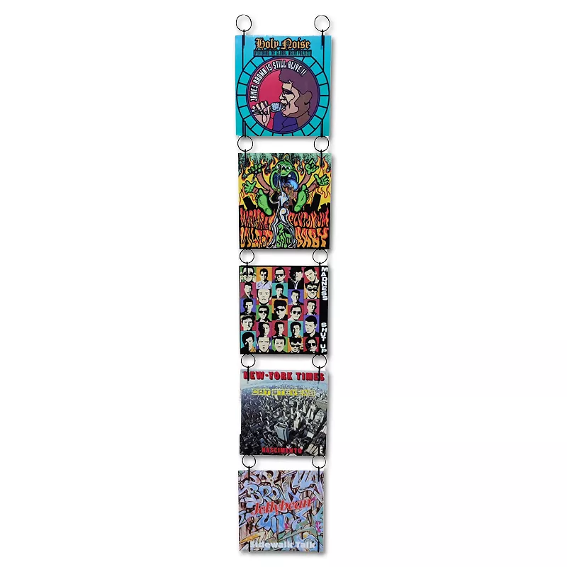 Modulair Ophangsysteem 5x 7" Singles Display - Black 