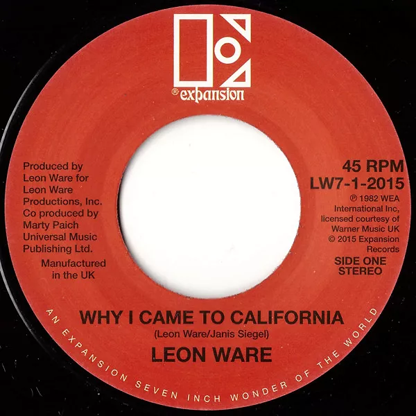 Why I Came To California / Rockin' You Eternally