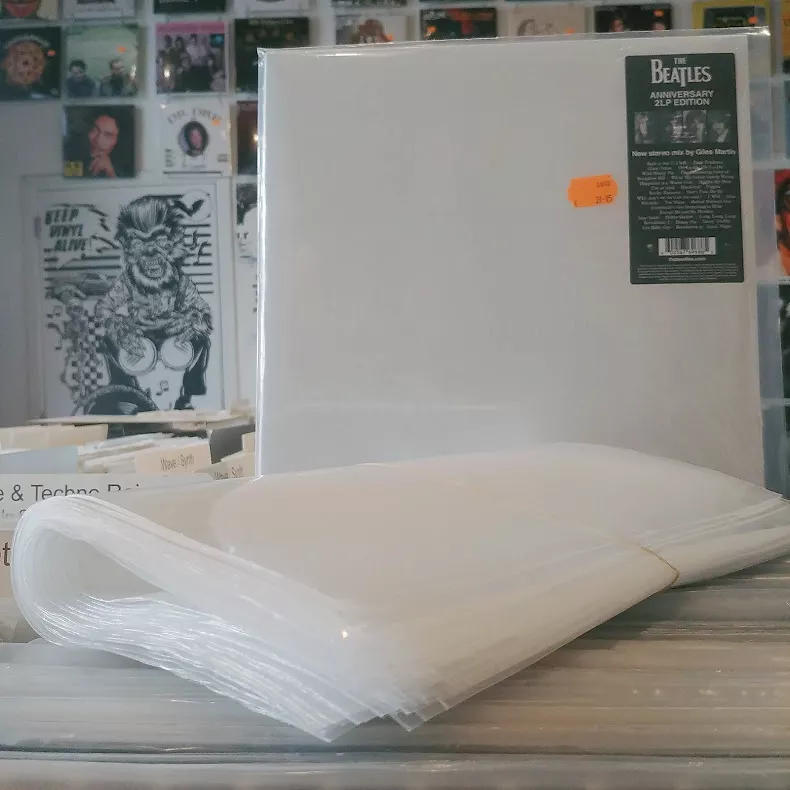 50 x Large Plastic Sleeves for bigger gatefold / 2LP's