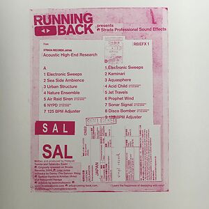 Running Back Presents Strada Professional Sound Effects by Acoustic High-End Research
