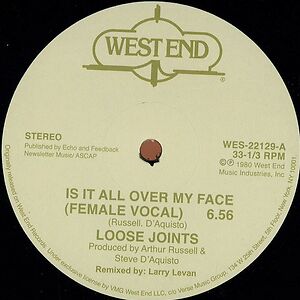 Is It All Over My Face by Loose Joints