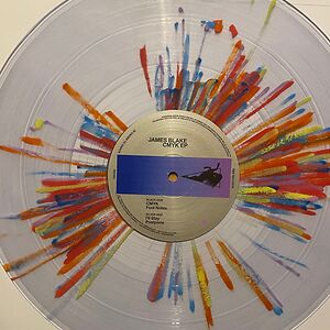 CMYK EP - Clear vinyl with multi-color splatter by James Blake