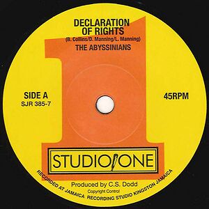 Declaration Of Rights / Declaration Version by The Abyssinians