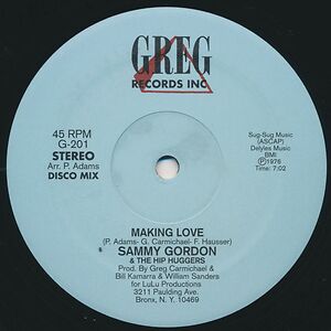 Making Love by Sammy Gordon & The Hip Huggers