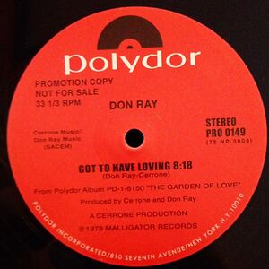 Got To Have Loving / Standing In The Rain by Don Ray