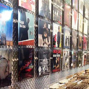 Modulair Ophangsysteem 5x LP Display - Black by Merchandise 