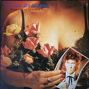 Plastic Rozen Verwelken Niet - zwart vinyl by Guido Belcanto