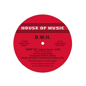 Livin' Up / Stop - Black Vinyl by B.W.H.