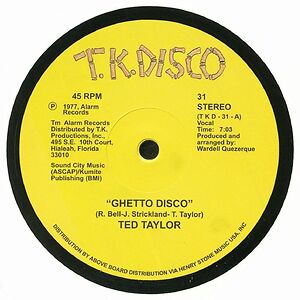 Ghetto Disco by Ted Taylor