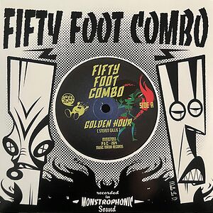 Golden Hour / Cosmic Suicide - Black Silkscreen Sleeve by Fifty Foot Combo