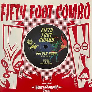 Golden Hour / Cosmic Suicide - Red Silkscreen Sleeve by Fifty Foot Combo