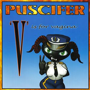"V" Is For Vagina - Blue With Black Smoke Vinyl by Puscifer