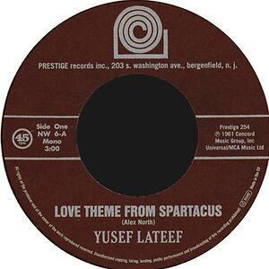 Love Theme From Spartacus / Brother John by Yusef Lateef