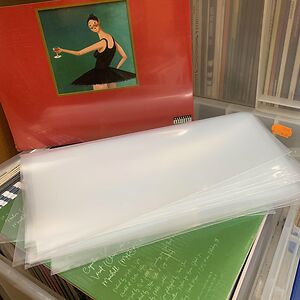 10 x Extra Large Plastic Sleeves for XL LP releases by Merchandise 