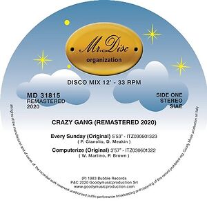 Every Sunday - Black Vinyl by Crazy Gang