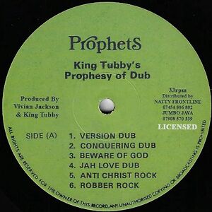 King Tubby's Prophesy Of Dub by Yabby You