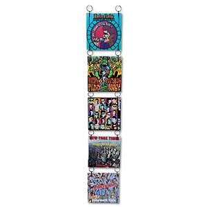 Modulair Ophangsysteem 5x 7" Singles Display - Black  by Merchandise 