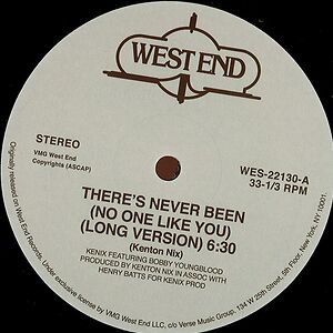 There's Never Been (No One Like You) by Kenton Nix