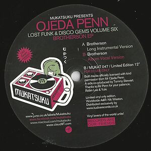 Lost Funk & Disco Gems Volume Six by Ojeda Penn