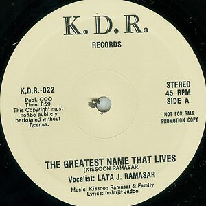 The Greatest Name That Lives  by Lata Ramasar