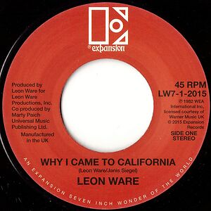 Why I Came To California / Rockin' You Eternally by Leon Ware