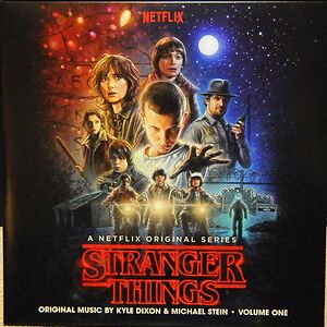 Stranger Things - Volume One - 2022 Re-Press On Blue Ghostly Effect Vinyl by Kyle Dixon & Michael Stein