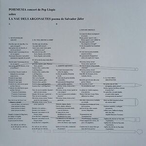 Poiemusia La Nau Dels Argonautes by Pep Llopis