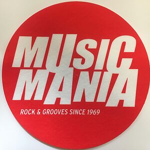 Slipmat Red by Music Mania 
