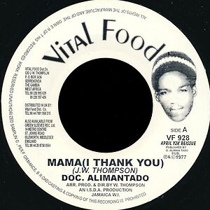 Mama (I Thank You) by Dr. Alimantado