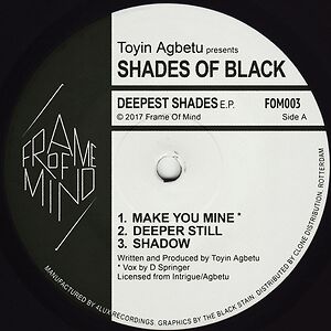 Deepest Shades E.P. by Toyin Agbetu