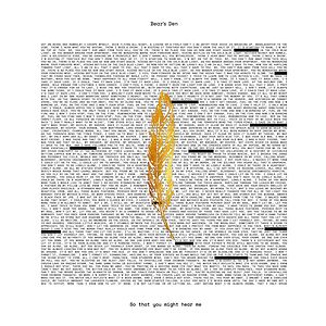 So that you might hear me  by Bear's Den