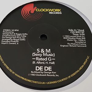 S & M (Sexy Music) by De De