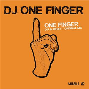 One Finger (O.r.b. Remix Aka Cj Bolland + Steel) - Transparent Orange vinyl by DJ One Finger