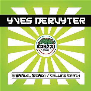 Animals ? (Remix) / Calling Earth - 7" ltd. edition - Transp. Lime vinyl by Yves Deruyter