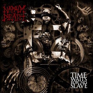 Time Waits For No Slave - white / brown / black splatter by Napalm Death