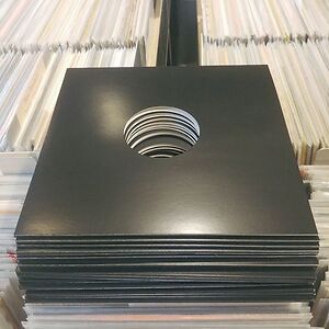 Outer record sleeve - black by Merchandise 