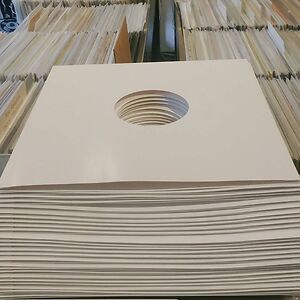 Outer record sleeve - white by Merchandise 