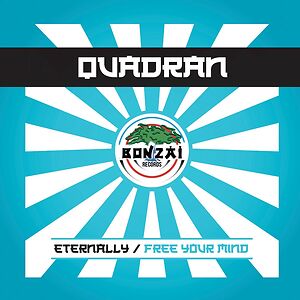 Eternally / Free Your Mind - transparent blue coloured 7inch by Quadran