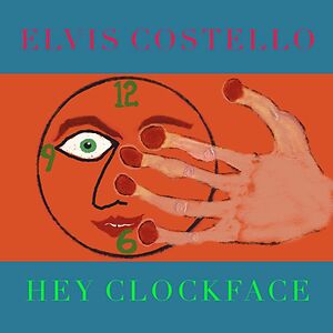 Hey Clockface - ltd edition red LP by Elvis Costello