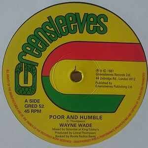 Poor And Humble / Babylonians by Wayne Wade