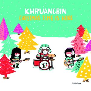 Christmas Time Is Here - Ltd Red coloured vinyl, new mouth-mask-artwork by Khruangbin