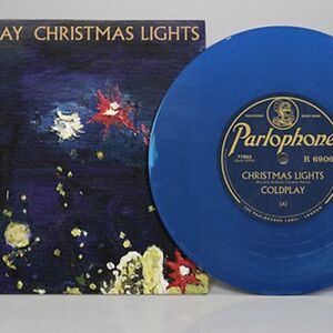 Christmas Lights - ltd blue vinyl 7inch by Coldplay