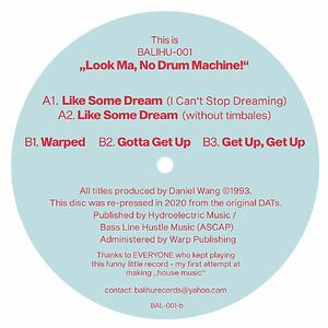The Look Ma No Drum Machine Ep by Daniel Wang