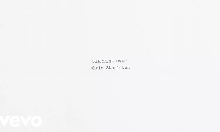 Chris Stapleton - Starting Over (Official Audio)