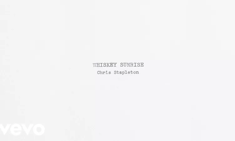 Chris Stapleton - Whiskey Sunrise (Official Audio)