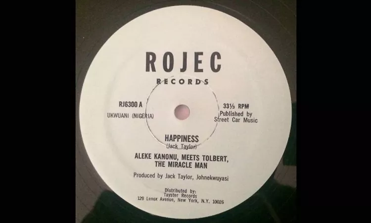Aleke Kanonu meets Tolbert, The Miracle Man  ?? Happiness 1982