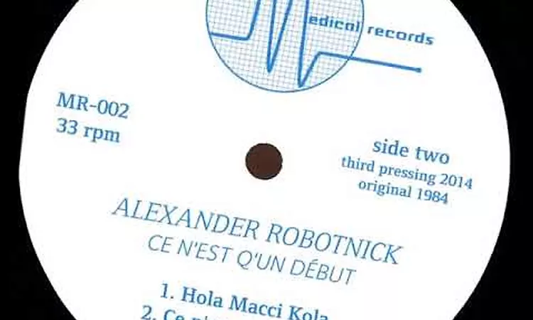 Alexander Robotnick - Ce n?est q?un debut 1984